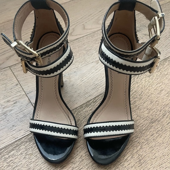 Pour La Victoire Snakeskin Heels - Picture 2 of 4